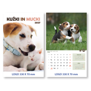 Koledar Kužki in mucki